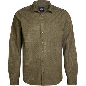 Petrol Industries - M-3050-SIL4100 - Overhemd - Gestippeld - Met Lange Mouwen