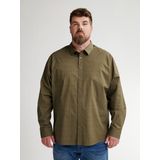 Petrol Industries - M-3050-SIL4100 - Overhemd - Gestippeld - Met Lange Mouwen