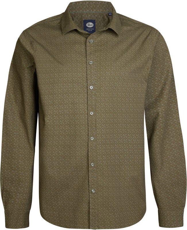 Petrol Industries - M-3050-SIL4100 - Overhemd - Gestippeld - Met Lange Mouwen