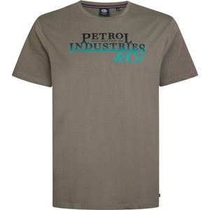 Petrol Industries - Grofgebreide Trui - Groen - Heren Plus Size