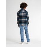 Petrol Industries - Clackamas - Overhemd - Blauw - Geruit Patroon - 100% Katoen