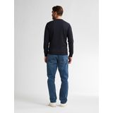 Petrol Industries - Fijngebreide Trui - Blauw - Regular Fit - Pullover