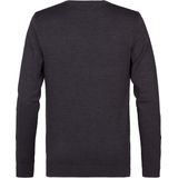 Petrol Industries - Fijngebreide Trui - Blauw - Regular Fit - Pullover