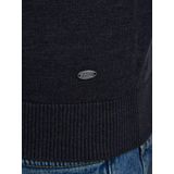 Petrol Industries - Fijngebreide Trui - Blauw - Regular Fit - Pullover