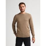 Petrol Industries - Fijngebreide Trui - Oranje - Regular Fit - Pullover