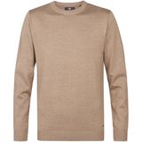 Petrol Industries - Fijngebreide Trui - Oranje - Regular Fit - Pullover