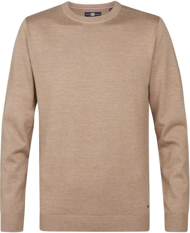 Petrol Industries - Fijngebreide Trui - Oranje - Regular Fit - Pullover