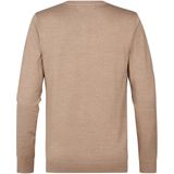 Trui - V-hals - Blauw - Katoen/Acryl - Regular Fit