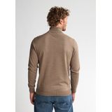 Pullovers - Deep Black - Regular Fit - Schipperskraag - Lange Mouwen
