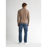 Pullovers - Deep Black - Regular Fit - Schipperskraag - Lange Mouwen