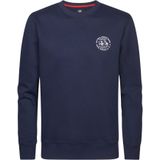 Petrol Industries - Sweater - Donkerblauw - Regular Pasvorm - Ronde Hals