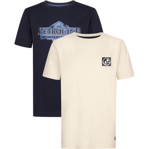 Petrol Industries - Natchez - T-shirts met Korte Mouwen - Diverse - 2-Pack