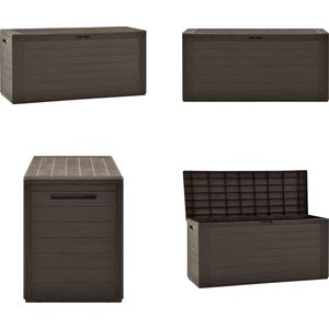 Vidaxl - Gartenbox Braun 116x44x55 cm - Aufbewahrungsbox - Aufbewahrungsboxen - Home & Living - Braun
