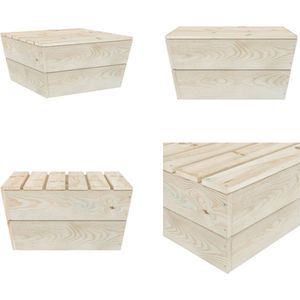 Vidaxl - Gartentisch 60x60x30 cm Fichtenholz Imprägniert - Holztisch - Gartentisch - Esszimmertisch - Terrasse - Gartenlounge - Home & Living