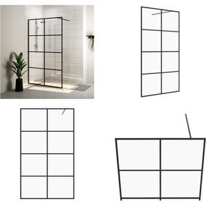 Duschwand für Begehbare Dusche mit Klarem ESG-Glas 140x195 cm - Duschwand - ESG-Glas - Sicherheitsglas - Duschkabine - Walk-in Dusche - Home & Living