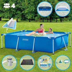 Intex Frame Pool Zwembad Super Deal - 220 x 150 x 60 cm - Blauw