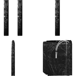 vidaXL Parasolhoezen 2 st met rits 200 cm PE - Parasolhoes - Parasolhoezen - Parasol Hoes - Parasol Hoezen