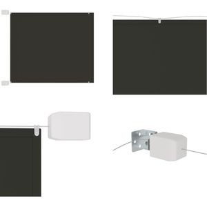 vidaXL Luifel verticaal 180x800 cm oxford stof antracietkleurig - Verticale Luifel - Verticale Luifels - Luifel - Verticaal Scherm