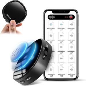 Gadgetplace Mini Afluisterapparatuur Pro - 64GB - Afluisterapparaat - Voice Recorder Digitaal - Dictafoon - Spy