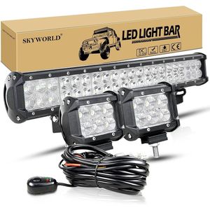 Lichtbalk met Bedrading voor Vrachtwagens - Krachtige LED Verlichting - Waterdicht - Eenvoudige Installatie - Verbeterde Veiligheid en Zichtbaarheid