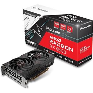 Sapphire Pulse – AMD Radeon – RX 6600 – Graphics Kaart - Gaming – 8GB – GDDR6 – HDMI/Triple DP