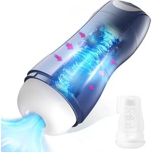 Luxe Blowjob Simulator – Met Realistisch Zuigeffect – Mannelijke Masturbator Cup – Vibratie Blowjob – Pocket Pussy – Seksspeeltjes voor Mannen – Penispomp