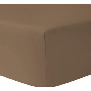 Princess Line - Donkerbruin - Hoeslaken - 100% Katoen - Jersey - 2 Persoons - 140x200 cm