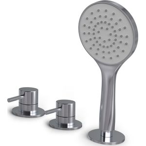 Hotbath Buddy Badrandcombinatie - één hendel mengkraan - Chroom B175CR