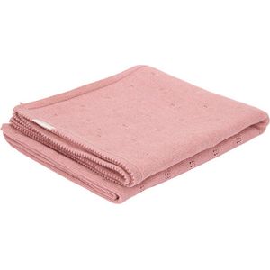Little Dutch Pure Pure Pink Blush - Gebreid deken - Ledikant - Roze
