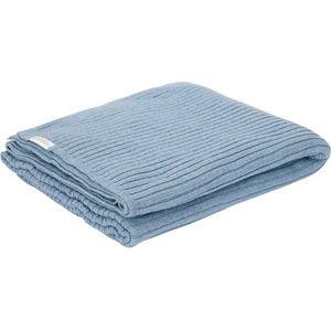 Wiegdeken - Pure Denim Blue - 100% Biologisch Katoen - 70 x 100 cm