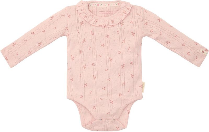 Little Dutch - Romper Lange Mouwen - Lichtroze - Biologisch Katoen