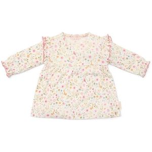 Little Dutch - Fairy Garden - Jurk - Wit - Lange Mouw - Maat 74
