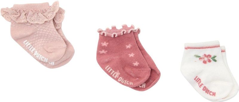 Little Dutch 3-pack Sokken - Meisjes - Multi - Fairy Garden