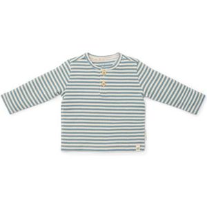 Little Dutch - Forest Friends Newborn - T-shirt - Stone Blue - Lange Mouw