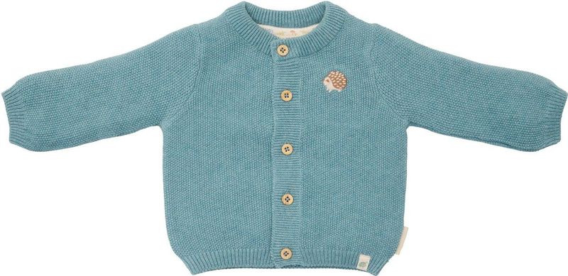 Wikkelvest - Blauw - Biologisch Katoen - Egel Borduursel