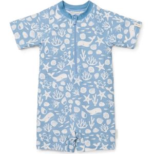 Little Dutch - Zwempak - Ocean Blue - Korte Mouwen - Sea Life