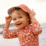 Little Dutch - Zwemshirt Kind - Koraalrood - Lange Mouwen - Sea Life