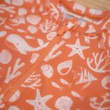 Little Dutch - Zwemshirt Kind - Koraalrood - Lange Mouwen - Sea Life