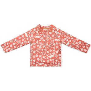 Little Dutch - Zwemshirt Kind - Koraalrood - Lange Mouwen - Sea Life