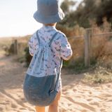 Zwemshirt - Lichtblauw - Korte Mouwen - Ocean Sea Life Dessin