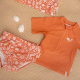 Zwemshirt - Sea Life - Korte Mouw - Rood - 86/92