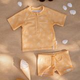 Little Dutch Zwemshirt Kind Korte Mouwen Seashells Sunny Yellow