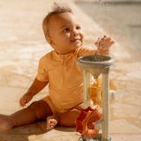 Little Dutch Zwemshirt Kind Korte Mouwen Seashells Sunny Yellow