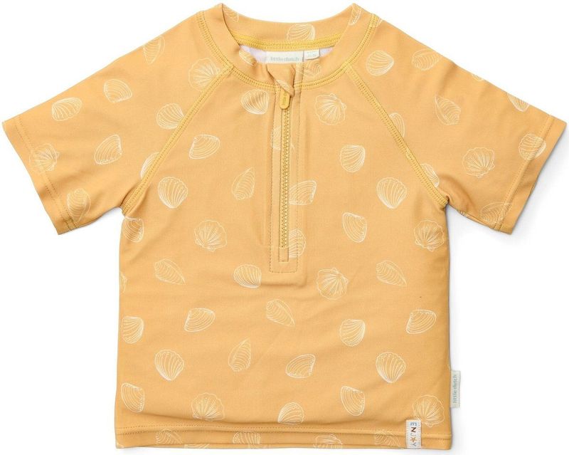 Little Dutch Zwemshirt Kind Korte Mouwen Seashells Sunny Yellow