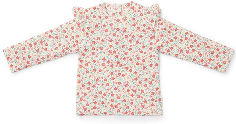 Zwemshirt - Meerkleurig - Seashells and Stripes - Lange Mouw