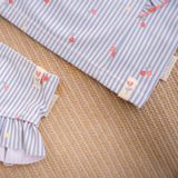 Little Dutch Zwemshirt Kind Lange Mouwen Sunny Flowers Blue