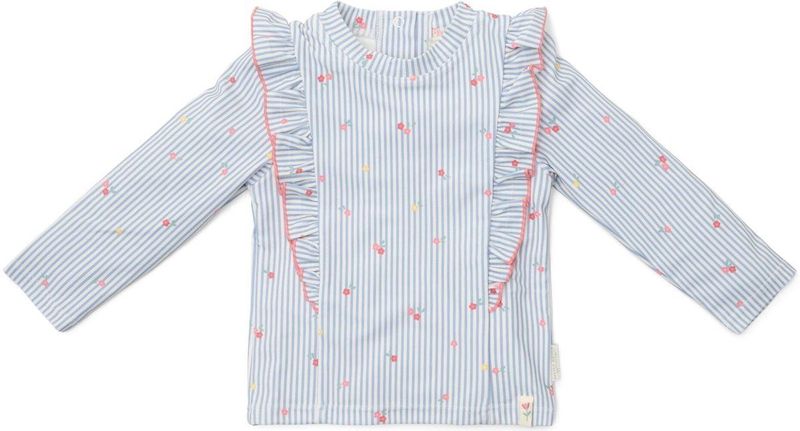 Little Dutch Zwemshirt Kind Lange Mouwen Sunny Flowers Blue