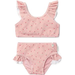 Little Dutch - Ocean Treasures - Bikini - Geel-Wit Streepjespatroon - Polyamide-Elastaan