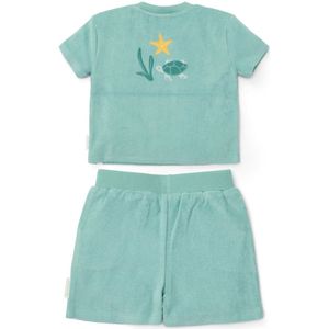 Little Dutch - Seashells and Stripes - Kleding Set - Surf Blue