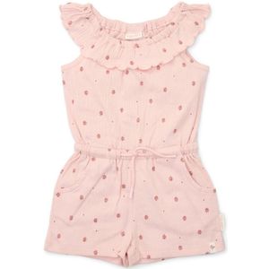 Jumpsuit - Roze - Biologisch Katoen - Bloemenpatroon